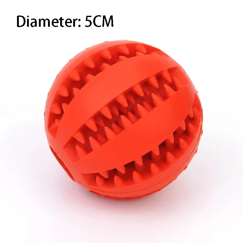 Natural Rubber Dog Chew Toy – Extra-Tough Treat Dispensing Ball (5cm)