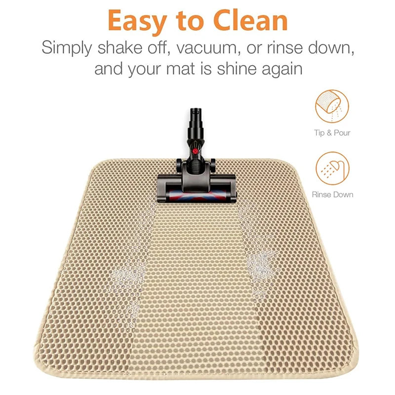 Waterproof Double-Layer Cat Litter Mat