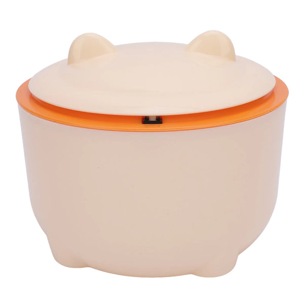 Cat Litter Trash Can with Press Lid