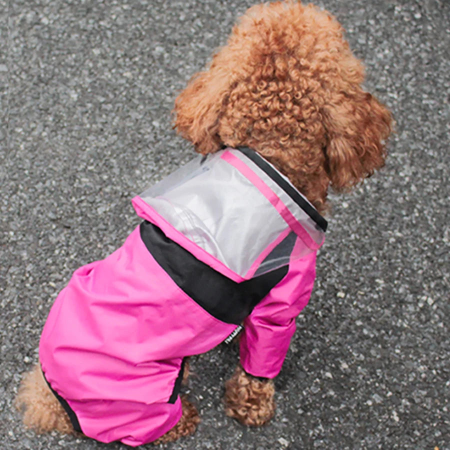 Dog Raincoat – The Dog Face Pet Clothes Jumpsuit