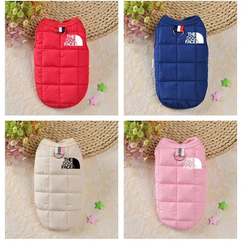 Designer Winter Pet Coat with Logo