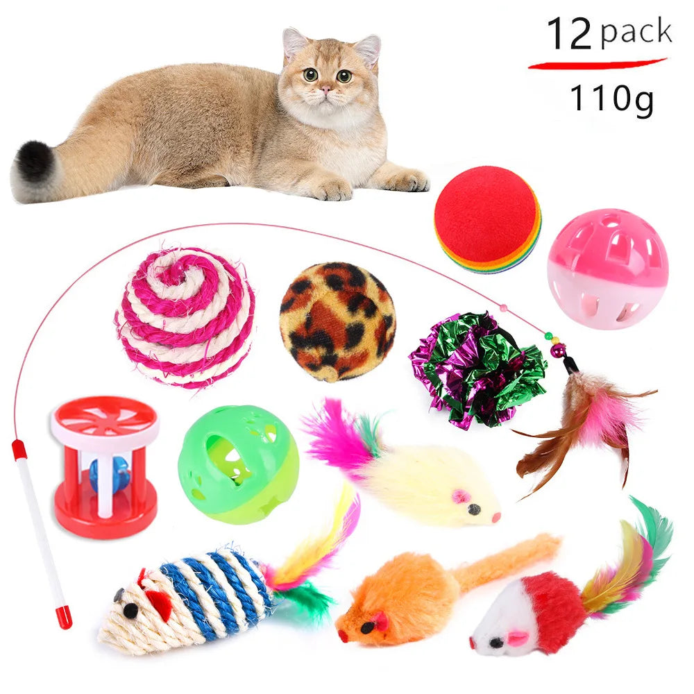 DualPet 20pcs Cat Toy Variety Set