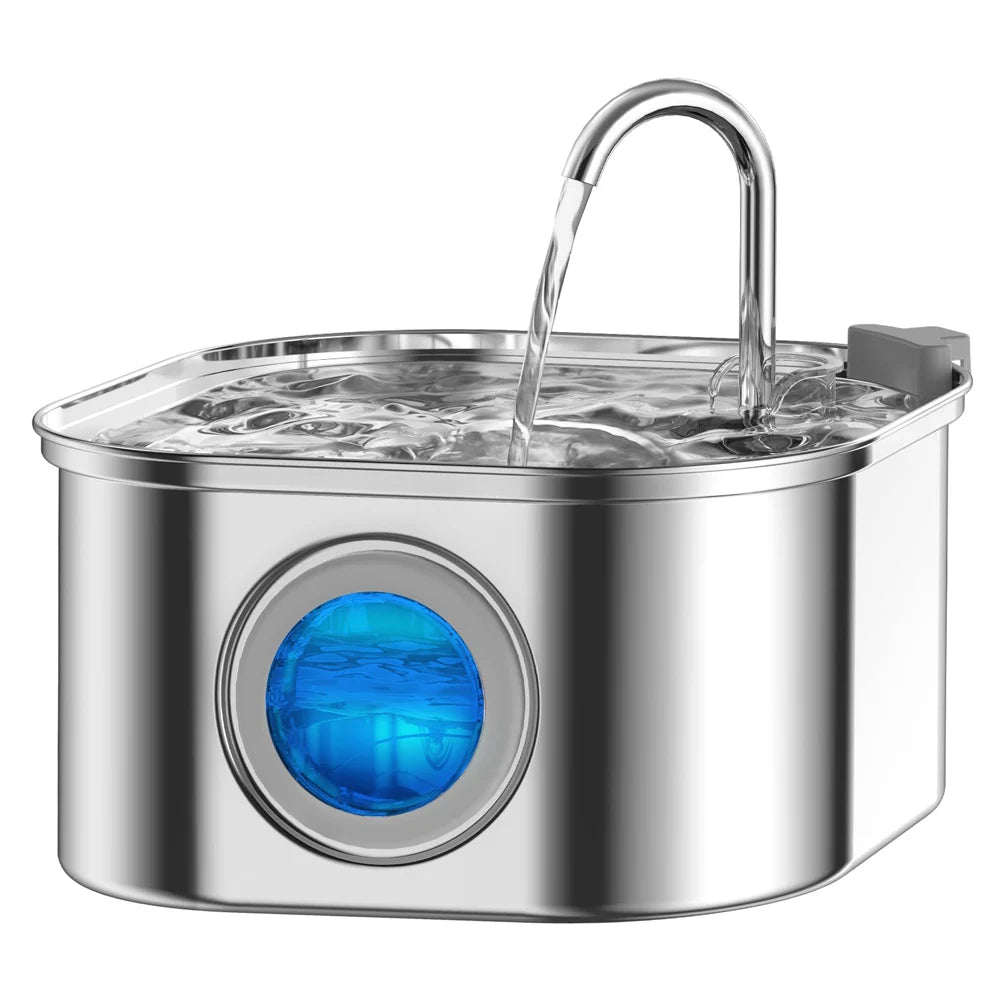3.2L Smart Stainless Steel Pet Water Feeder