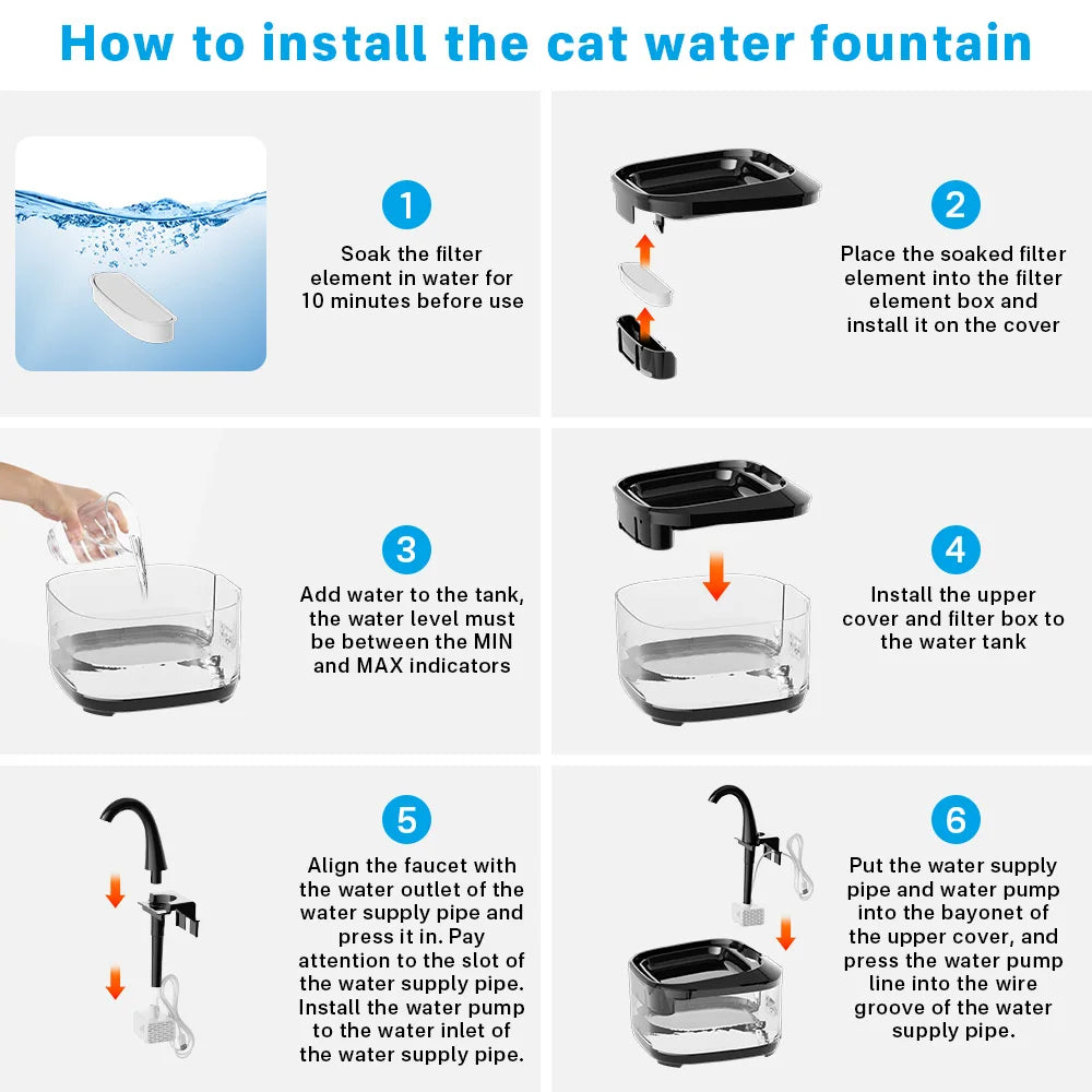4.5L Smart Pet Water Fountain