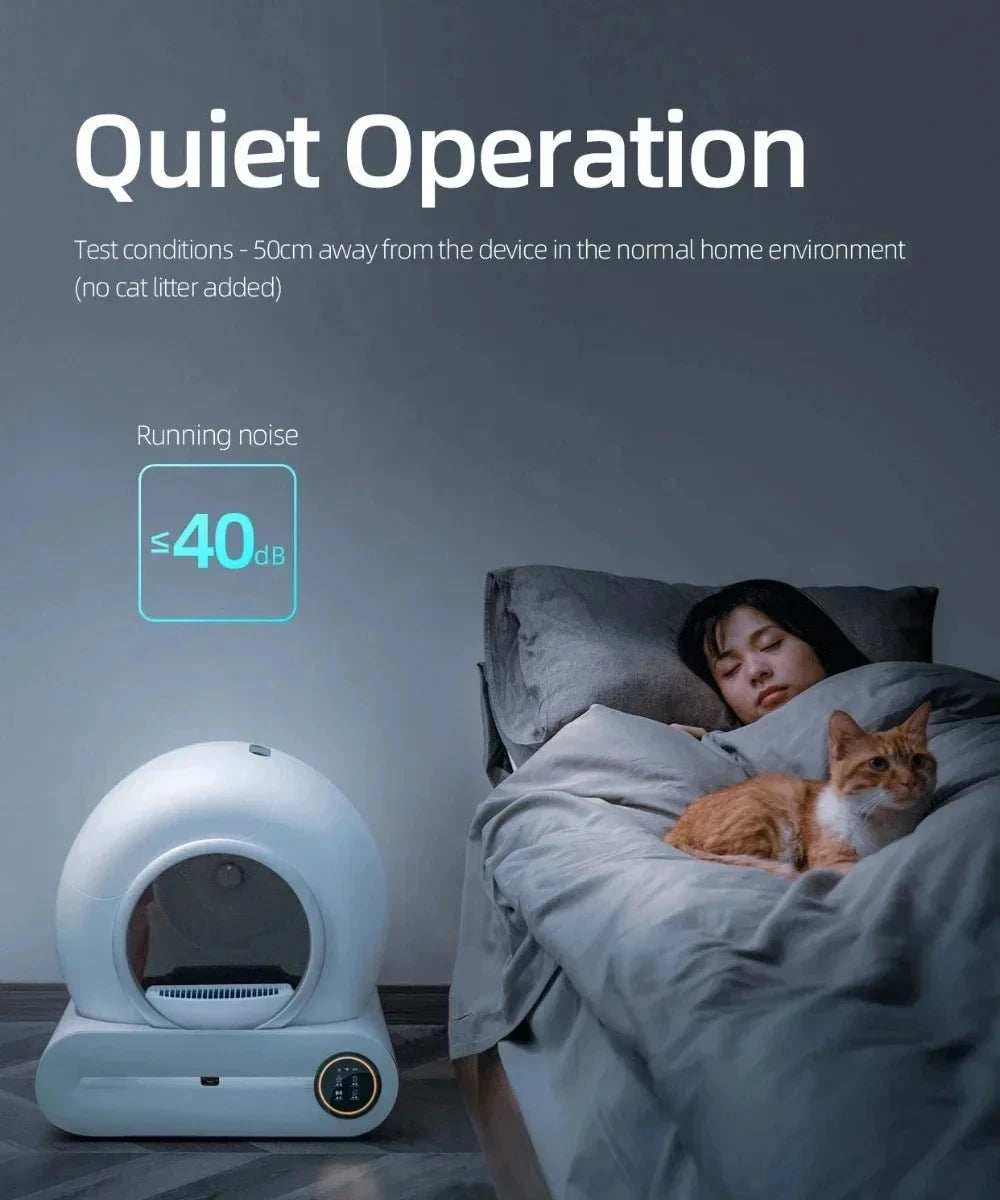 Tonepie 65L Smart Self-Cleaning Litter Box