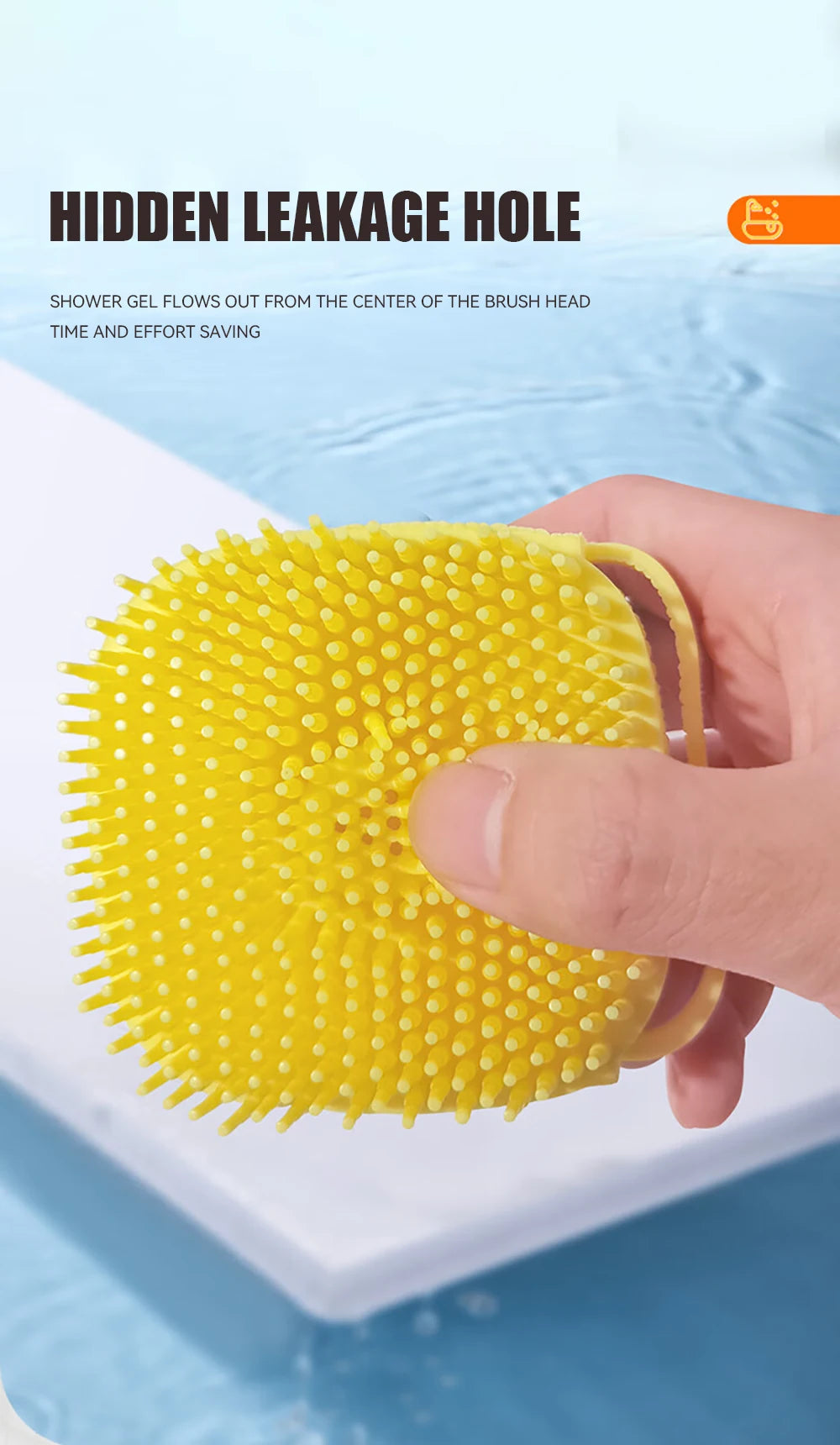 Silicone Dog & Cat Bath Brush