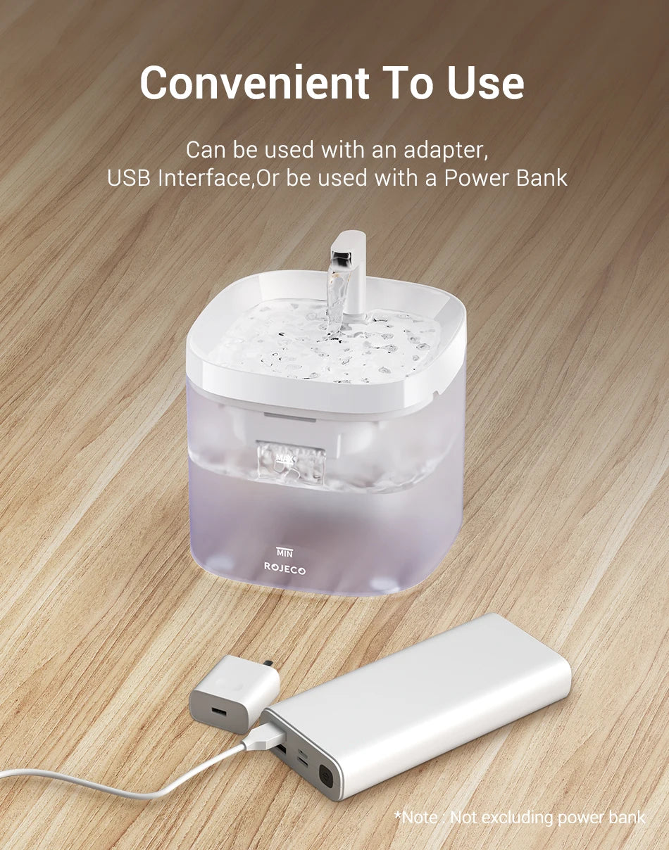 ROJECO Smart Pet Water Fountain