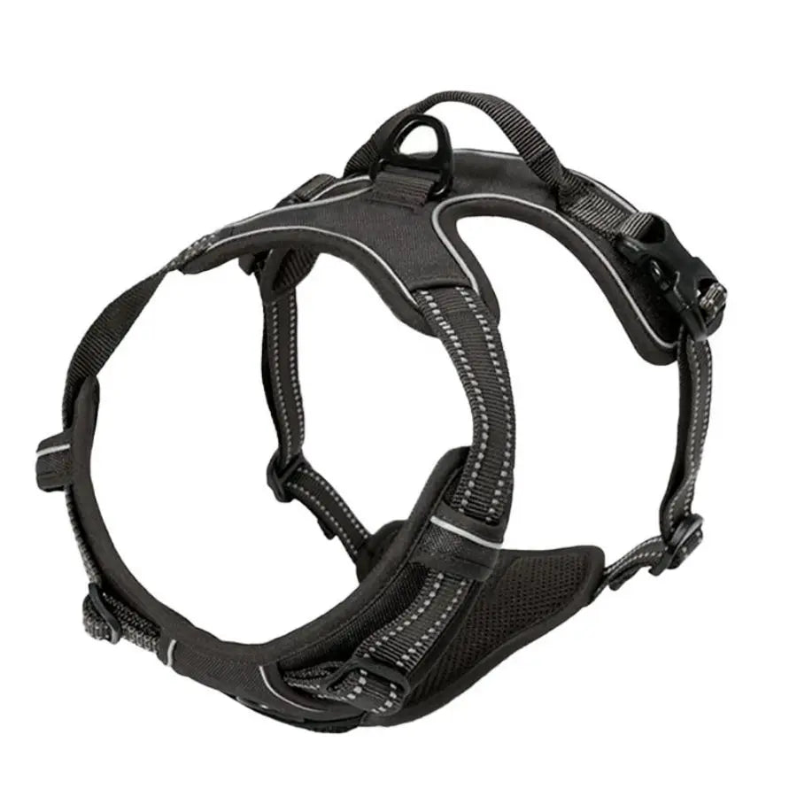 No-Pull Dog Harness – Front Clip, Heavy-Duty, Reflective with Easy Control Handle
