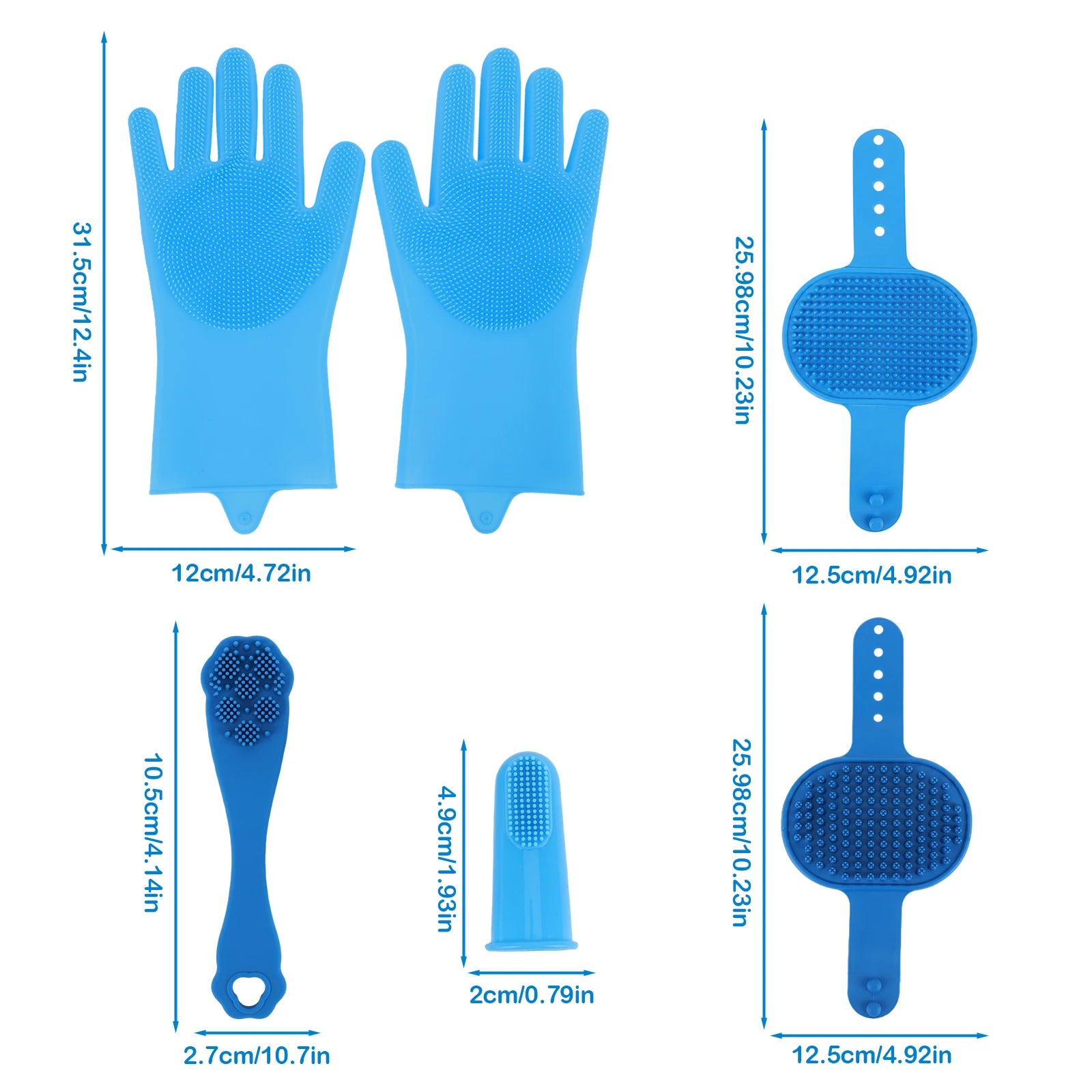 6PCS Pet Grooming Kit