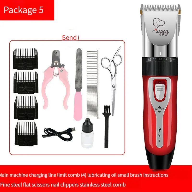 Cordless Pet Hair Clipper Set