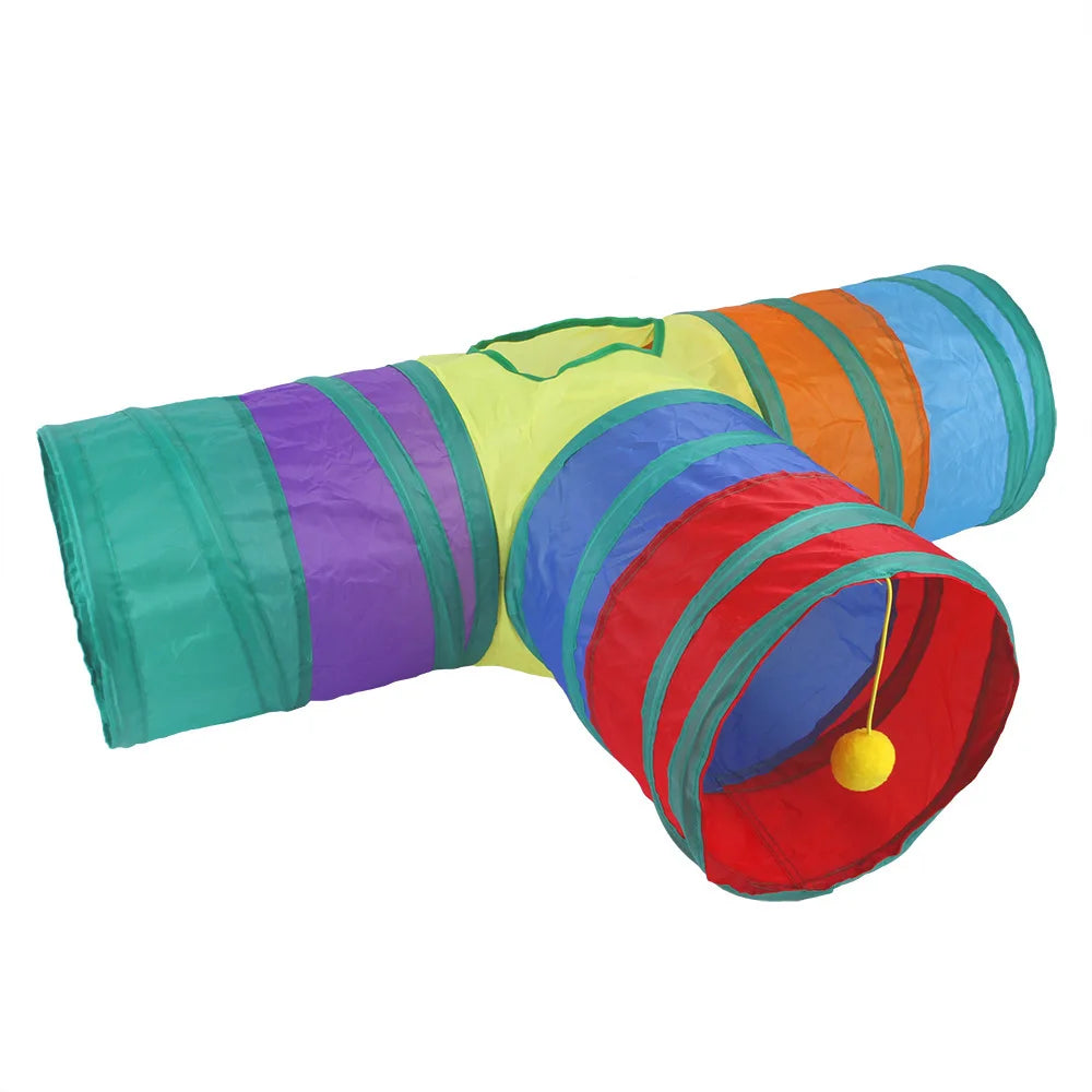 Cat Tunnel – Foldable Pet Play Tube with Breathable Design for Cats