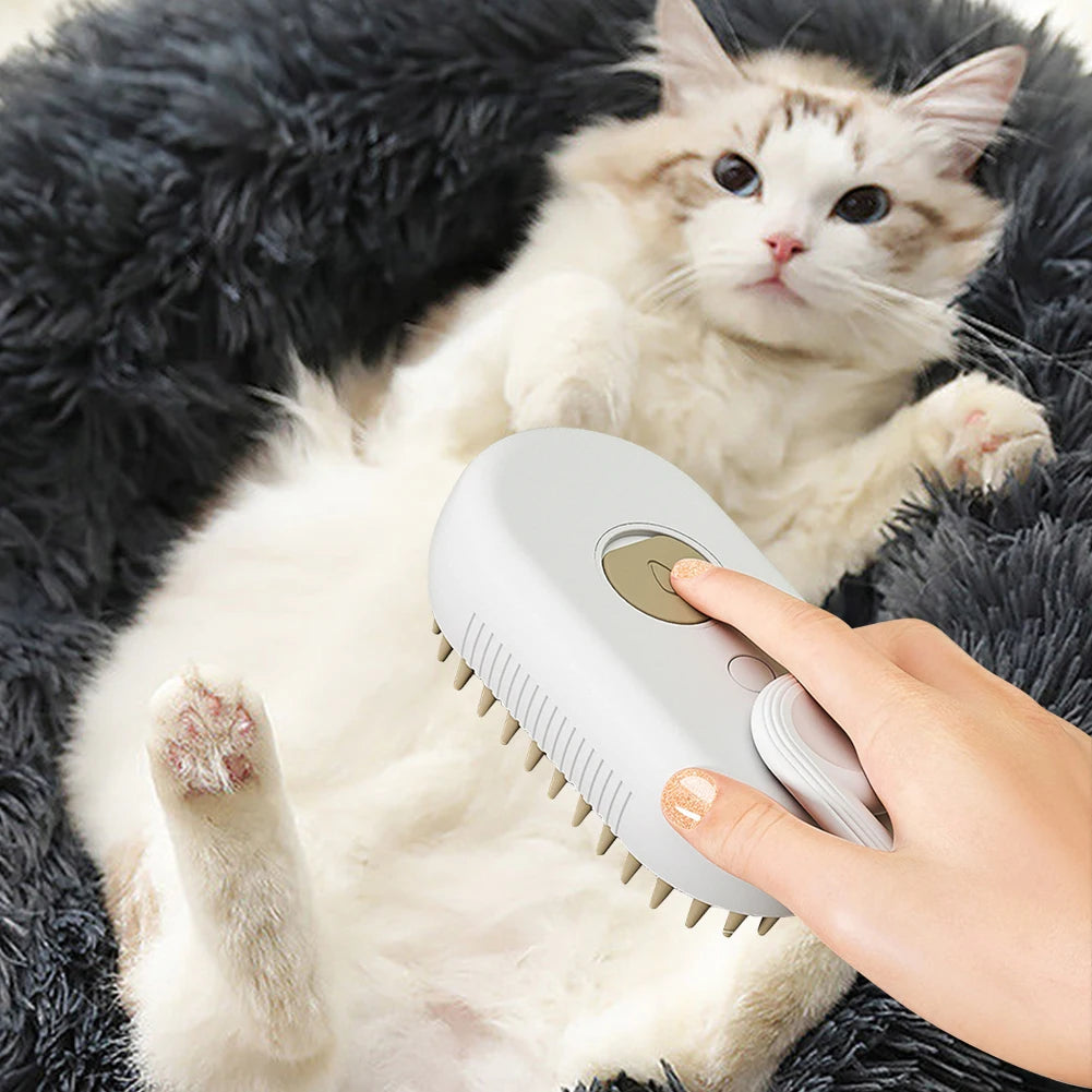 3-in-1 Pet Steam Brush
