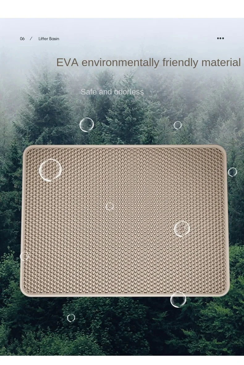 Large Waterproof Cat Litter Mat