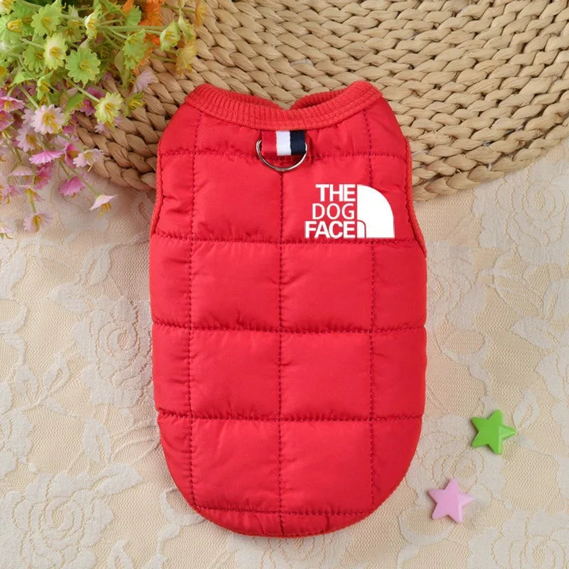 Designer Winter Pet Coat with Logo