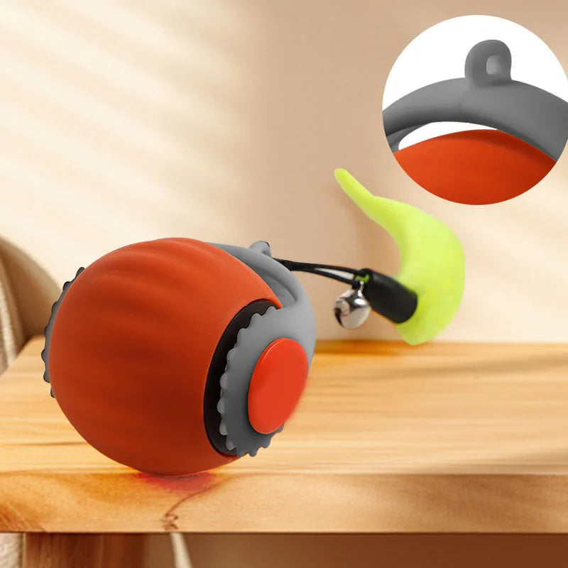 Smart Electric Cat Toy Ball – Self-Exciting, Bite-Resistant Interactive Play Ball.