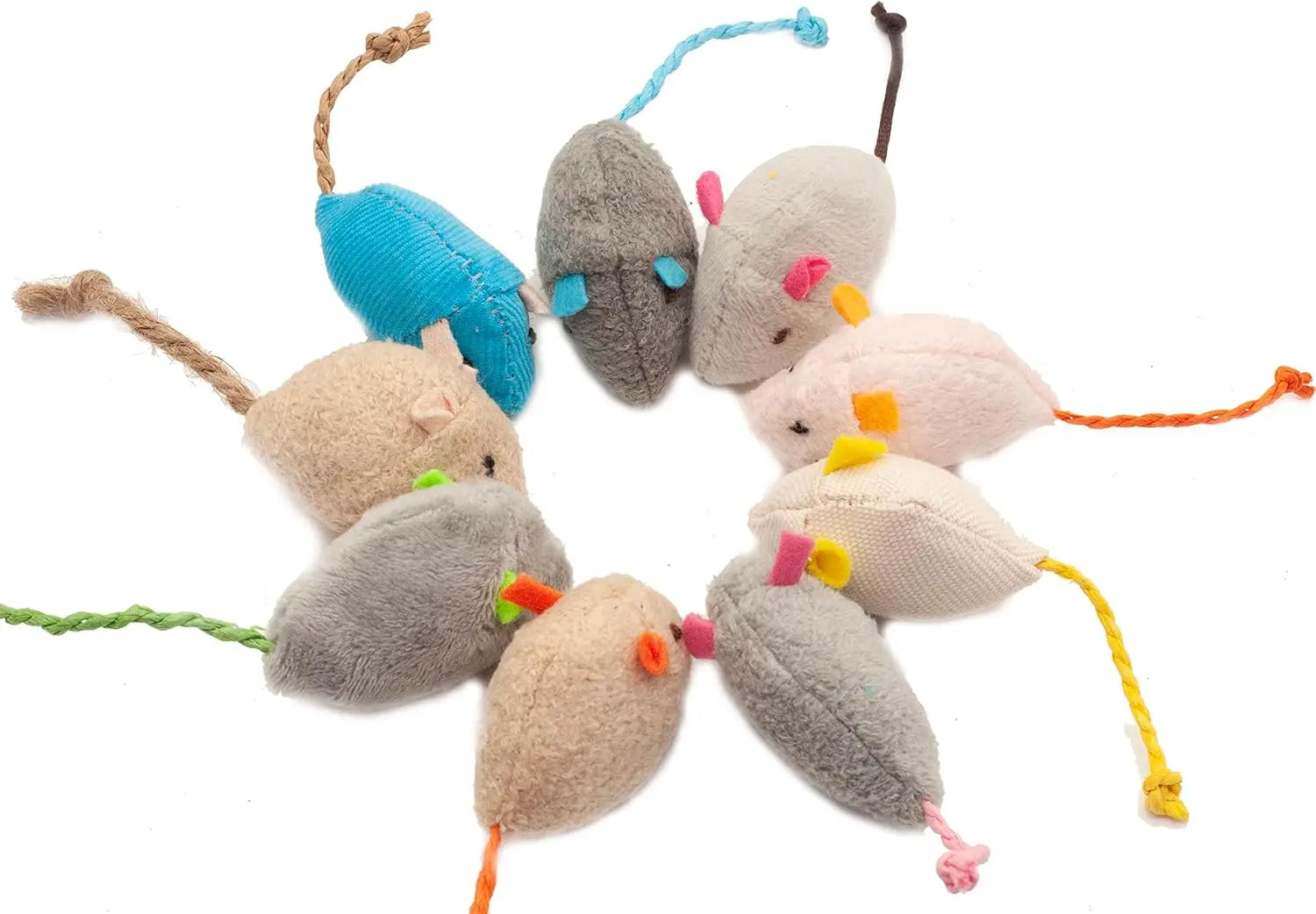 Catnip Rattle Mouse Toys for Cats (3–200pcs)