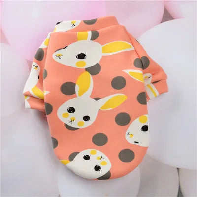 Cartoon Pet Hoodie Sweatshirt for Small Dogs & Cats