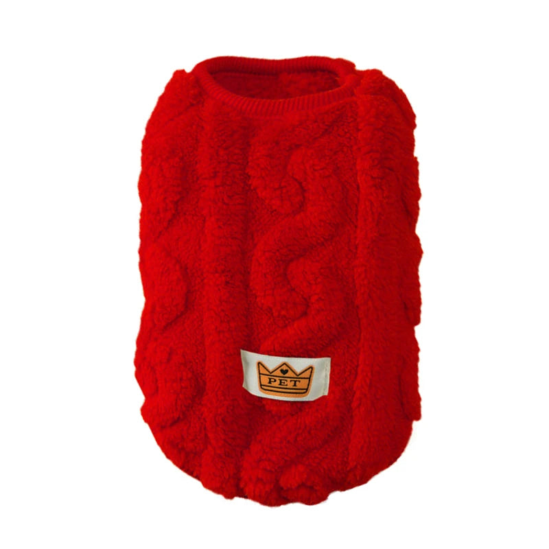 Fleece Dog & Cat Jacket – Cozy Winter Pet Coat