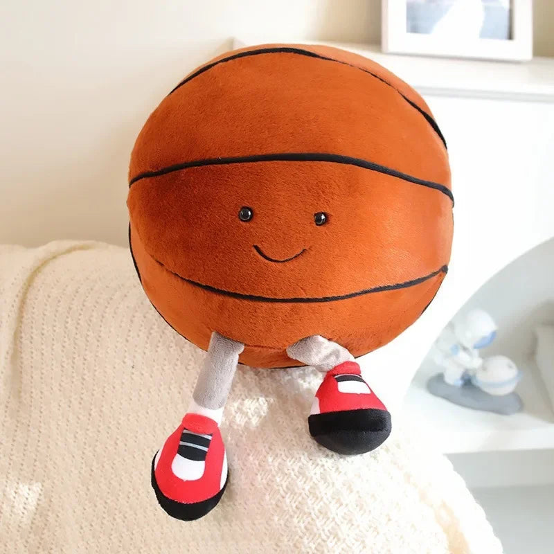 Football & Basketball Plush Toy for Pets