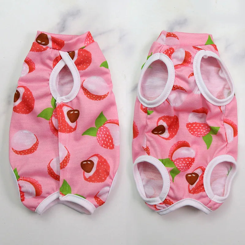 Cat & Dog Surgery Recovery Suit – Anti-Licking Sterilization Clothes