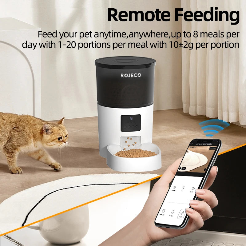 ROJECO Smart Automatic Pet Feeder