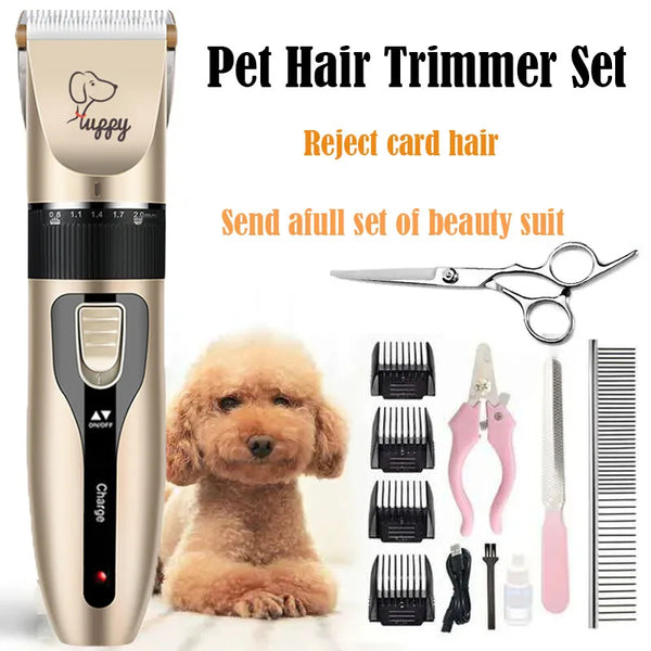 Cordless Pet Hair Clipper Set