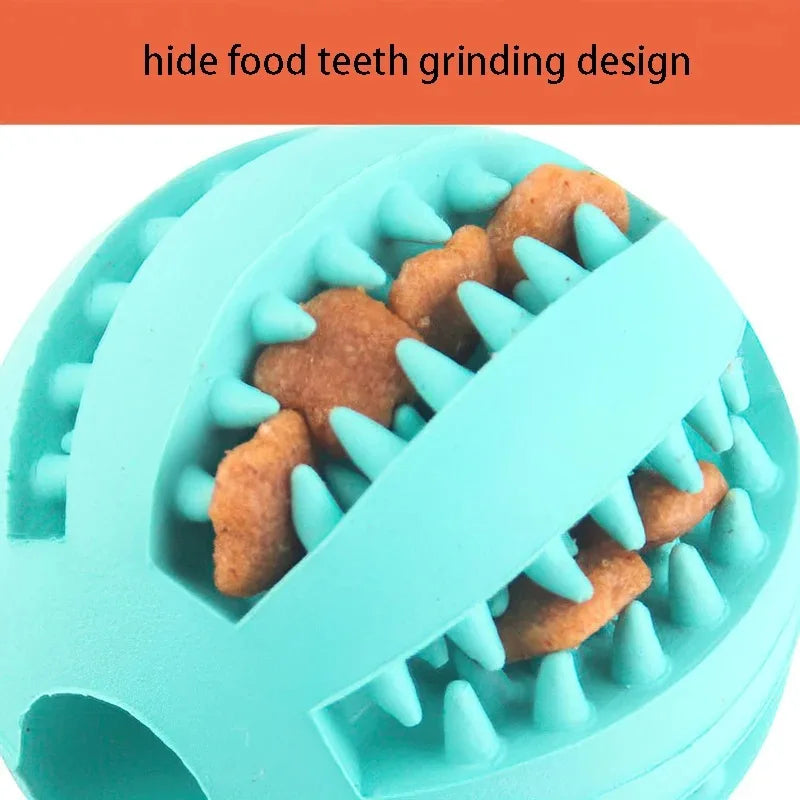 Natural Rubber Dog Chew Toy – Extra-Tough Treat Dispensing Ball (5cm)