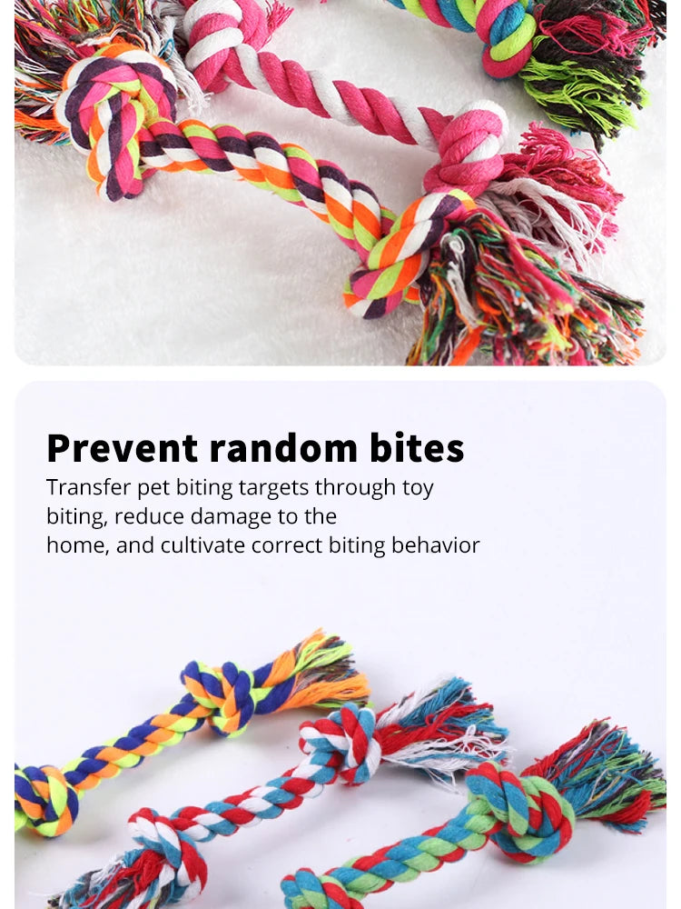 Cotton Rope Knot Chew Toy for Dogs