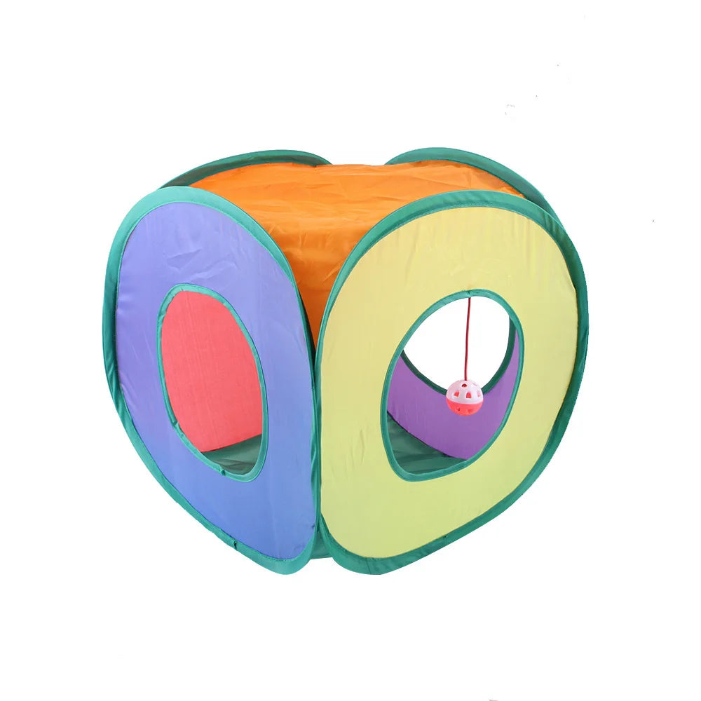 Cat Tunnel – Foldable Pet Play Tube with Breathable Design for Cats
