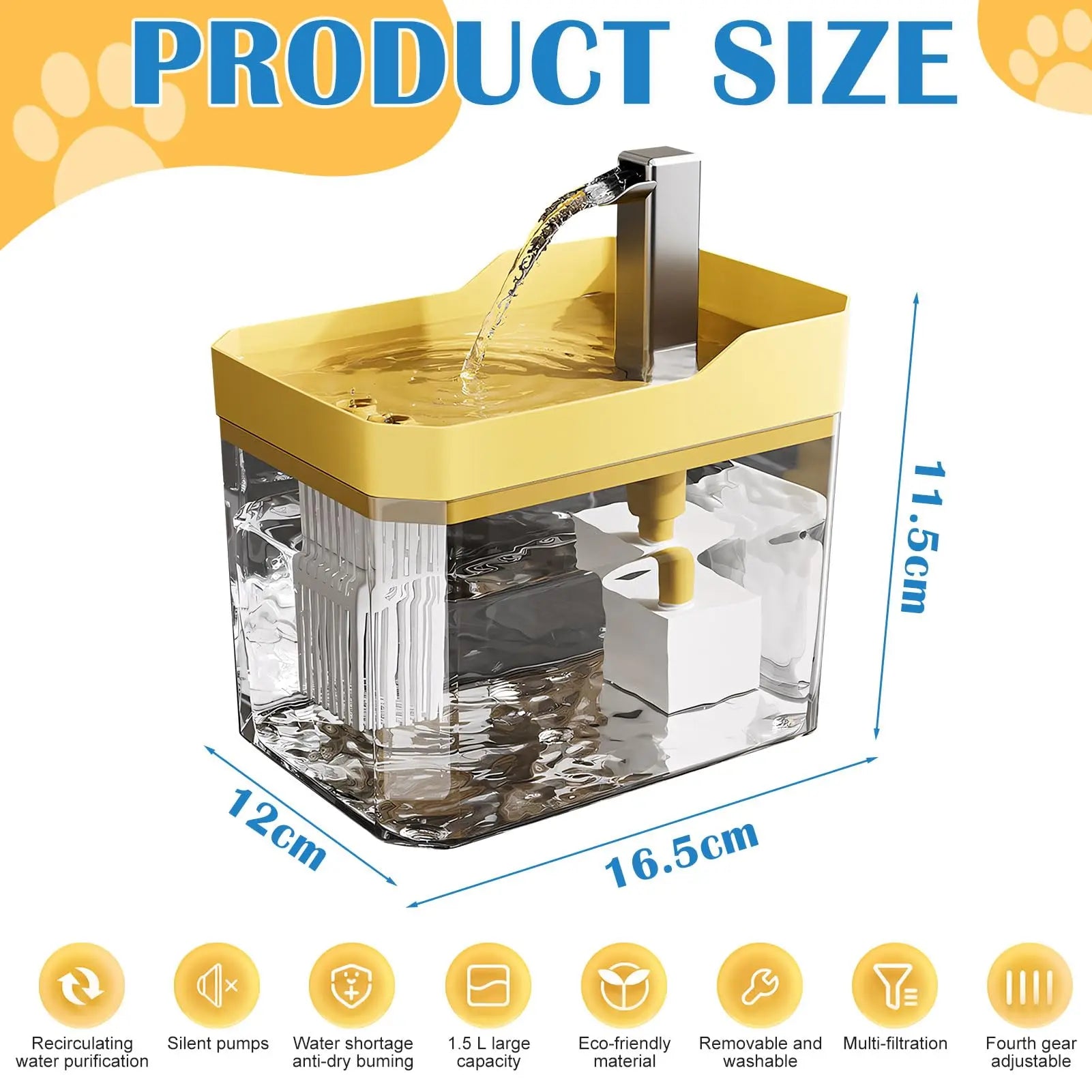 Automatic Cat Water Fountain