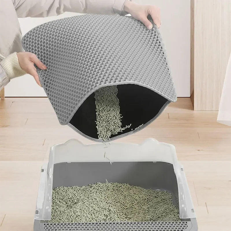 Large Non-Slip Cat Litter Mat