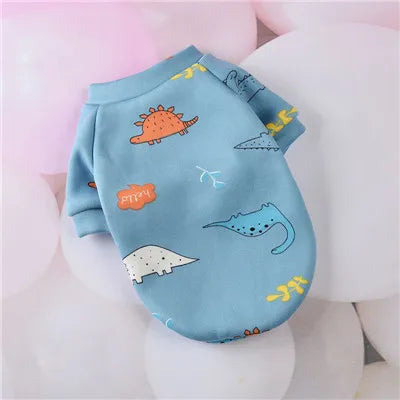 Cartoon Pet Hoodie Sweatshirt for Small Dogs & Cats