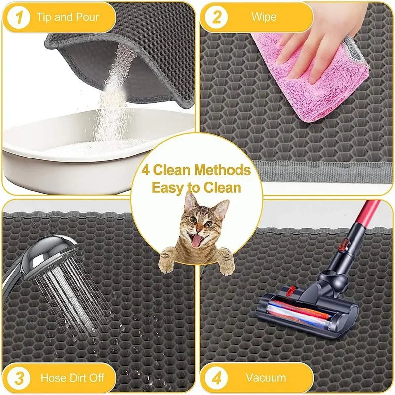 Large Non-Slip Cat Litter Mat