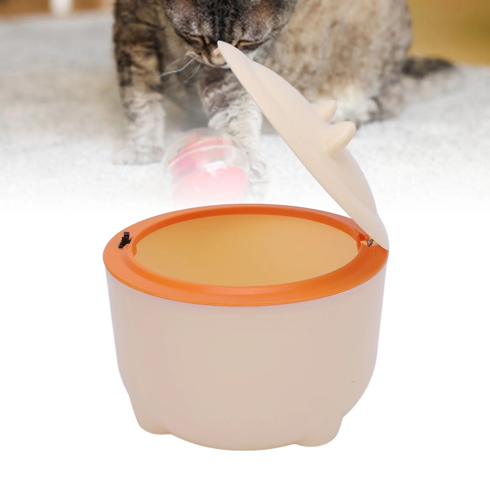 Cat Litter Trash Can with Press Lid