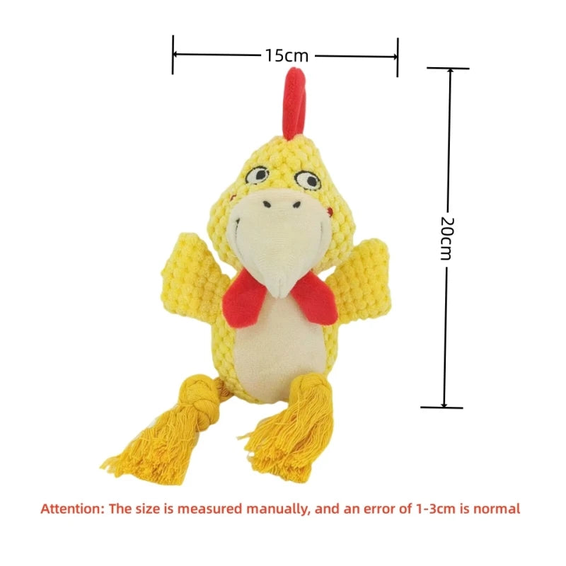 Plush Squeaky Chew Toy for Dogs