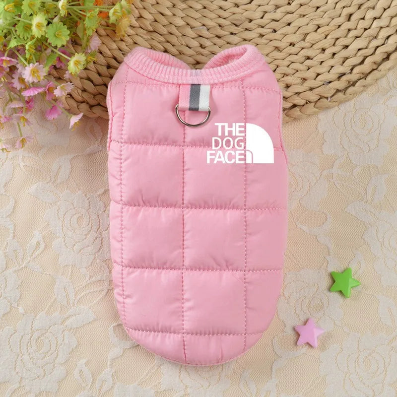 Designer Winter Pet Coat with Logo