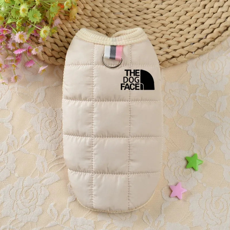 Designer Winter Pet Coat with Logo