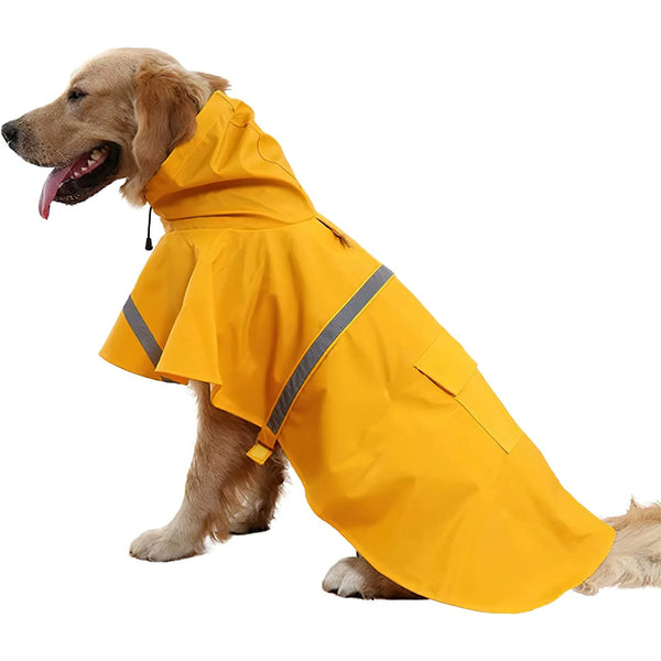 Dog Hooded Raincoat