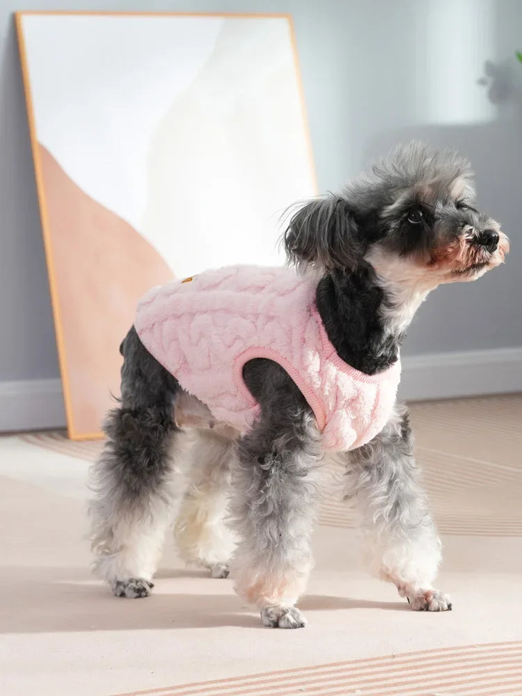 Fleece Dog & Cat Jacket – Cozy Winter Pet Coat