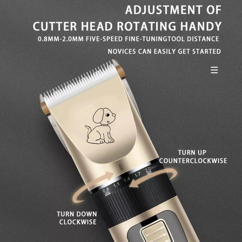 Cordless Pet Hair Clipper Set