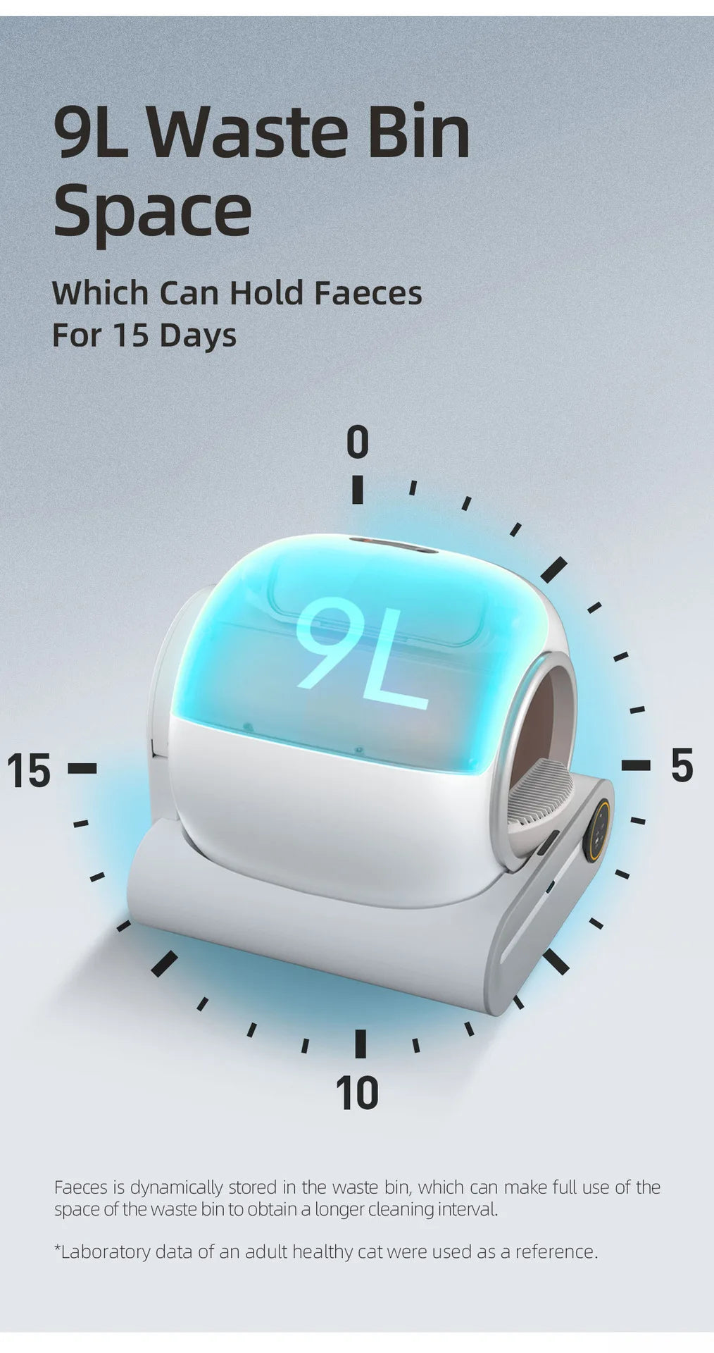Tonepie 65L Smart Self-Cleaning Litter Box