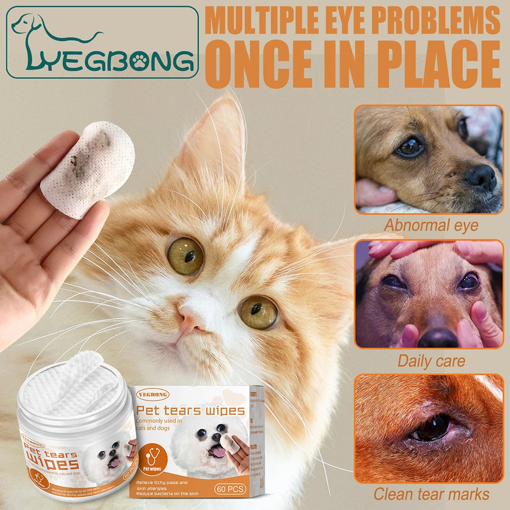 Pet Eye & Ear Wipes (60pcs)