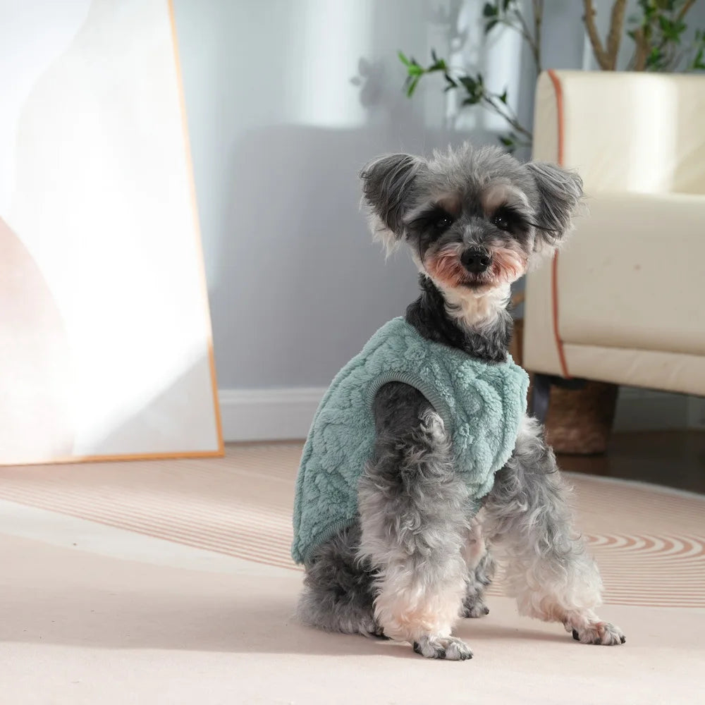 Fleece Dog & Cat Jacket – Cozy Winter Pet Coat