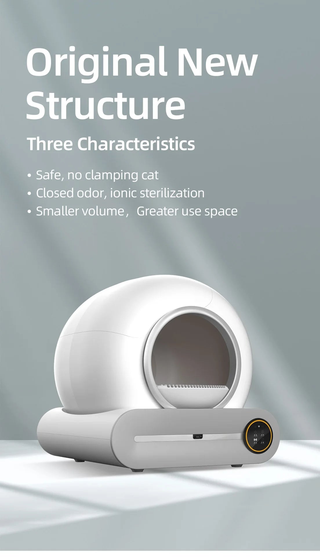 Tonepie 65L Smart Self-Cleaning Litter Box