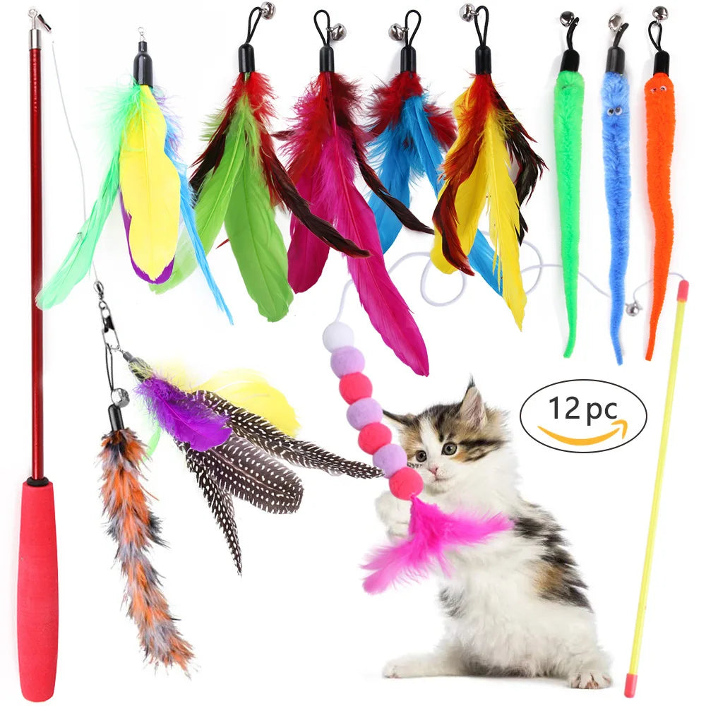 DualPet 20pcs Cat Toy Variety Set