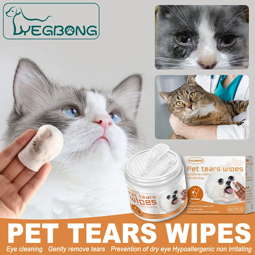 Pet Eye & Ear Wipes (60pcs)