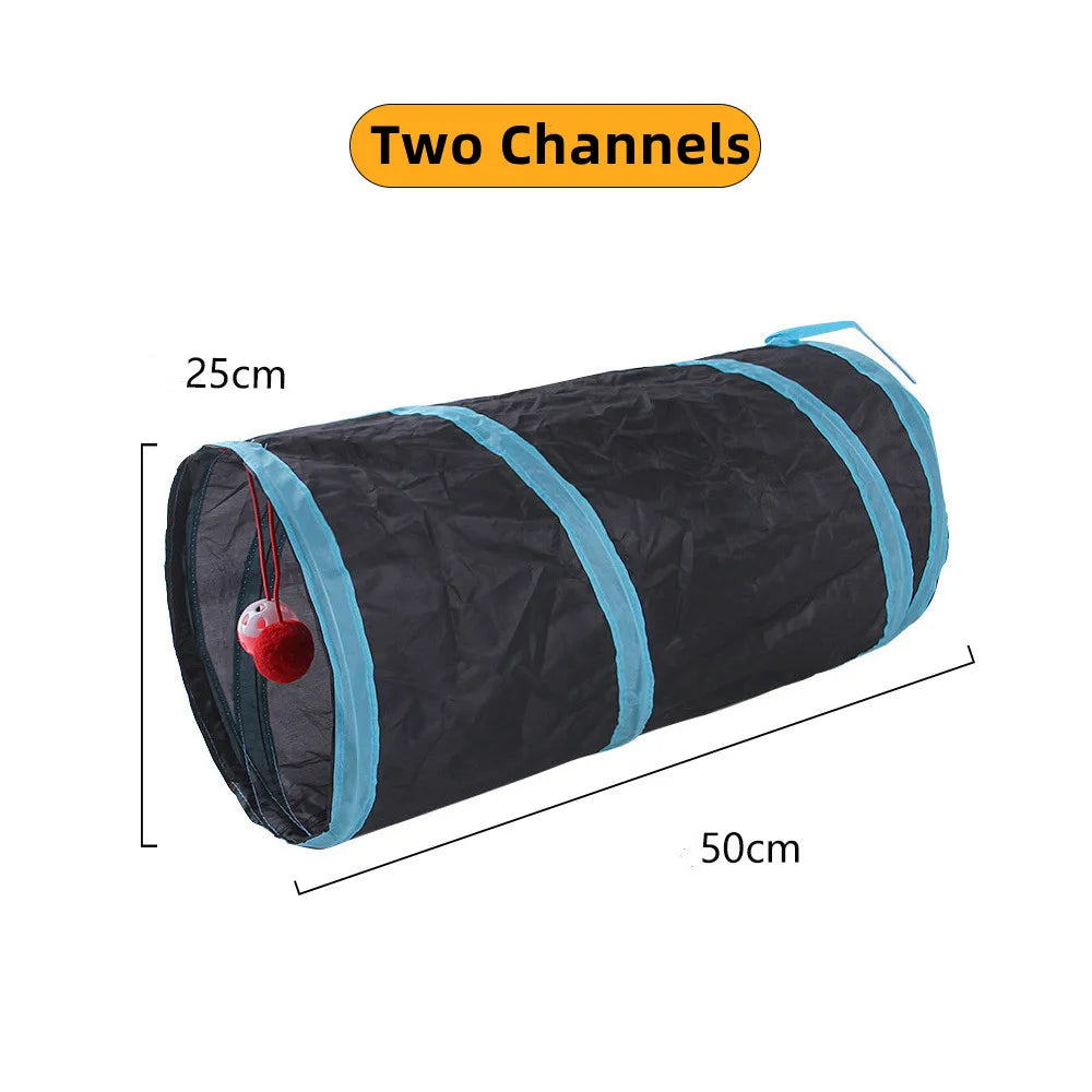 Cat Tunnel – Foldable Pet Play Tube with Breathable Design for Cats