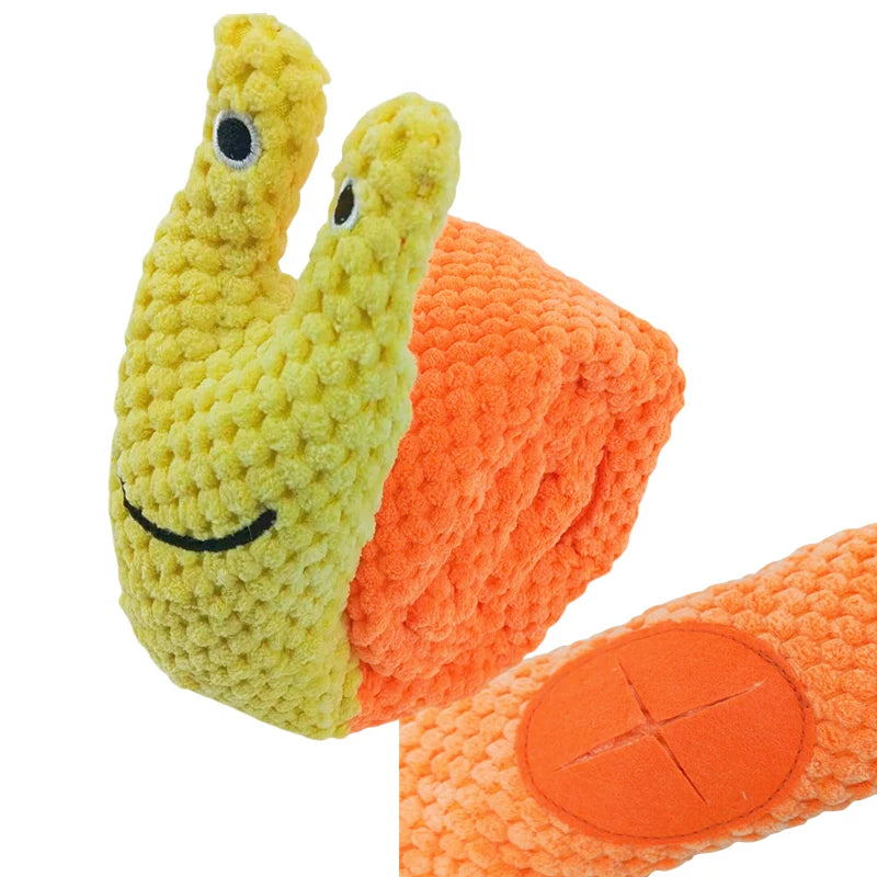 Dog Puzzle Feeder Plush Squeaky Toy