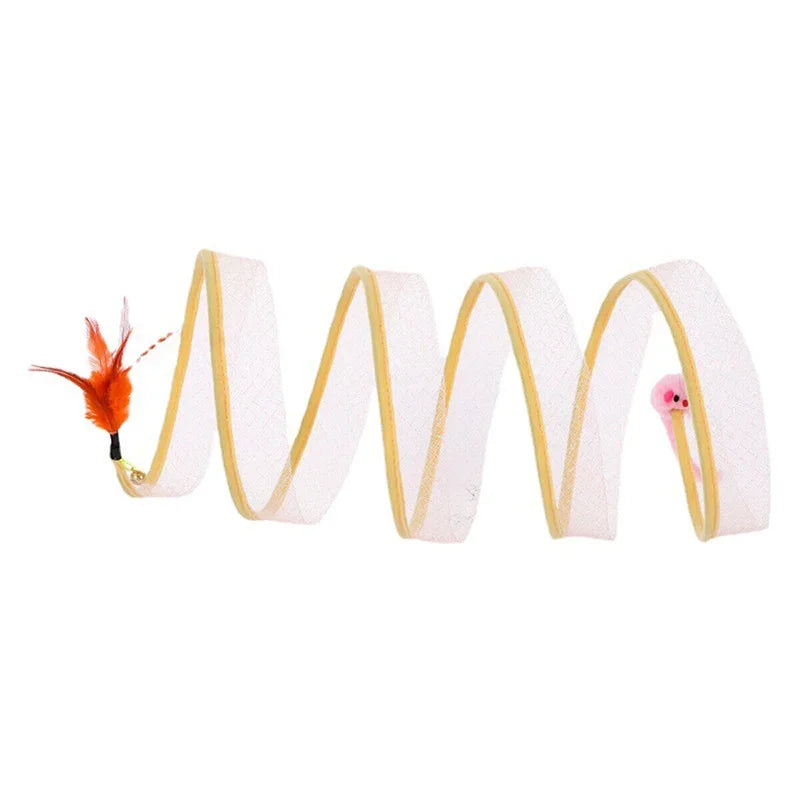 Foldable S-Type Cat Tunnel Toy