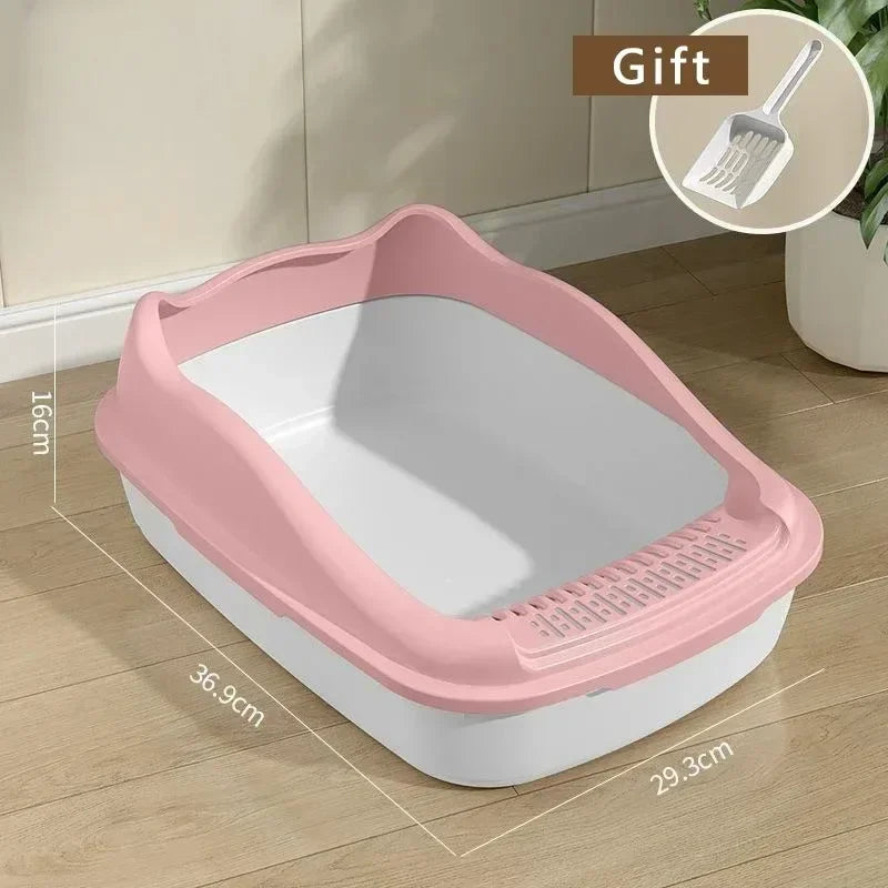 Small Cat Litter Box – Anti-Splash Pet Sandbox